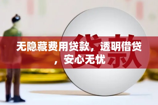 沿滩无隐藏费用贷款，透明借贷，安心无忧