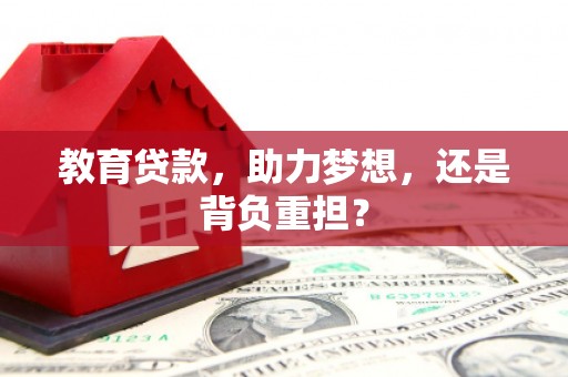 沿滩教育贷款，助力梦想，还是背负重担？