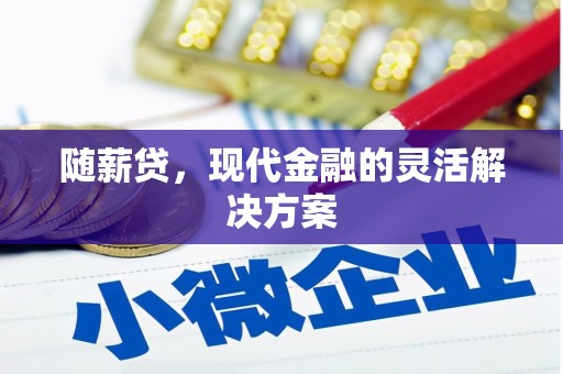 沿滩随薪贷，现代金融的灵活解决方案