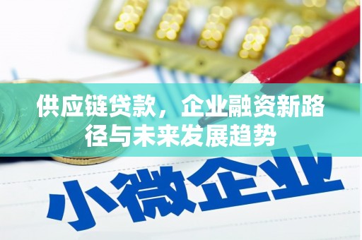 沿滩供应链贷款，企业融资新路径与未来发展趋势