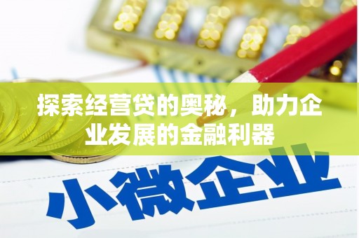 沿滩探索经营贷的奥秘，助力企业发展的金融利器