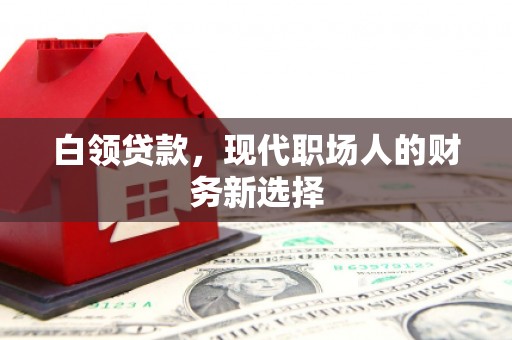 沿滩白领贷款，现代职场人的财务新选择