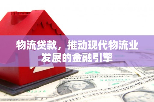 沿滩物流贷款，推动现代物流业发展的金融引擎