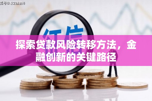 沿滩探索贷款风险转移方法，金融创新的关键路径