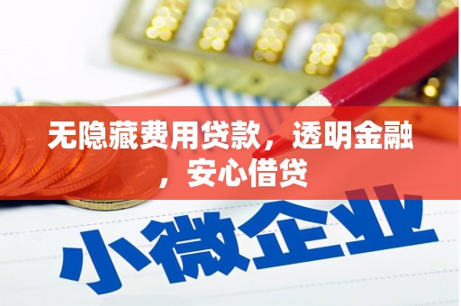 沿滩无隐藏费用贷款，透明金融，安心借贷