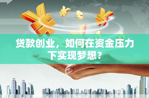 沿滩贷款创业，如何在资金压力下实现梦想？