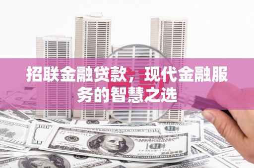 沿滩招联金融贷款，现代金融服务的智慧之选