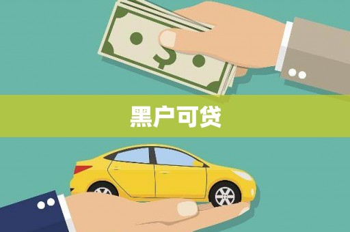 沿滩黑户可贷