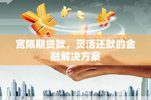 沿滩宽限期贷款，灵活还款的金融解决方案