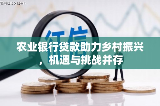 沿滩农业银行贷款助力乡村振兴，机遇与挑战并存