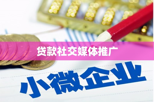 沿滩贷款社交媒体推广