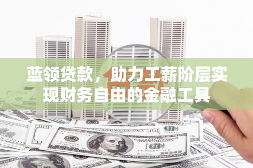 沿滩蓝领贷款，助力工薪阶层实现财务自由的金融工具
