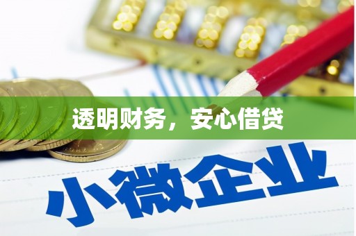 沿滩透明财务，安心借贷