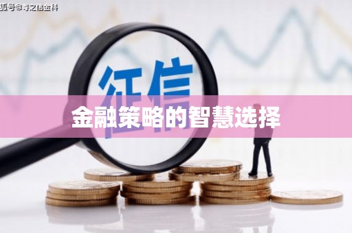 沿滩金融策略的智慧选择